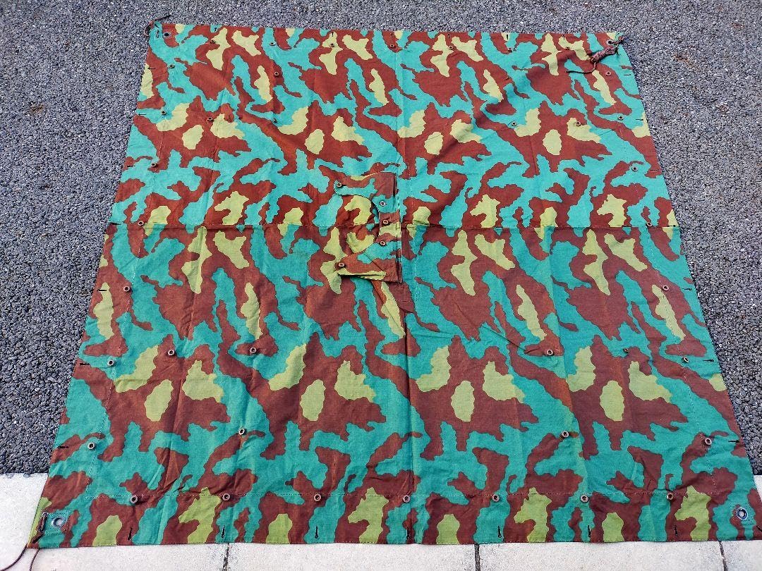 Amazon.co.jp: デッドストック イタリア軍幕 サンマルコ迷彩 3枚